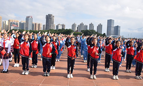 聂耳故乡“同升国旗·同唱国歌”凝聚民族团结力量