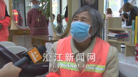 理发 采访:朱琼芬