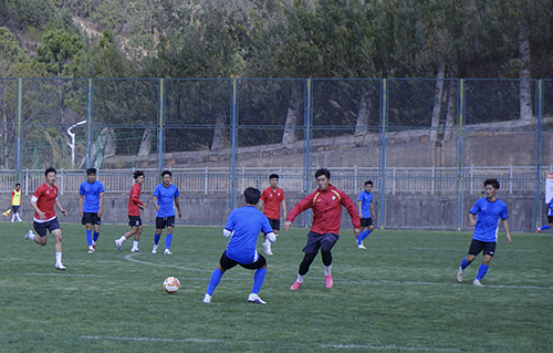 玉溪队以赛代练积极备战